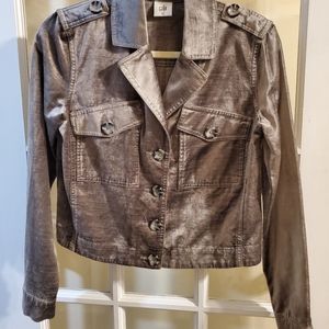 Cabi Sunday Topper Velvet Jacket XS